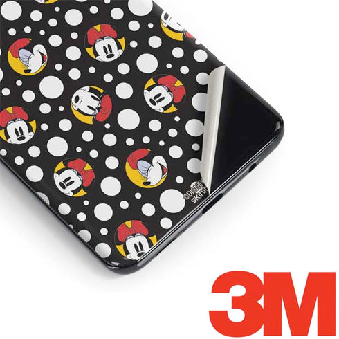 Disney Minnie Mouse Bubbles Face Pattern Galaxy S9 Skin